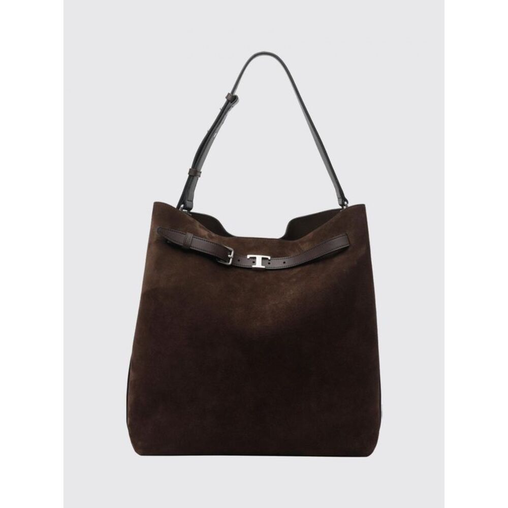 Tod's Men Tod's Suede Leather Hobo Bag With Magnetic Closure And Internal Pouch